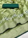 Afs Rutvi Silk Akira Cotton Thread Embroidery Saree